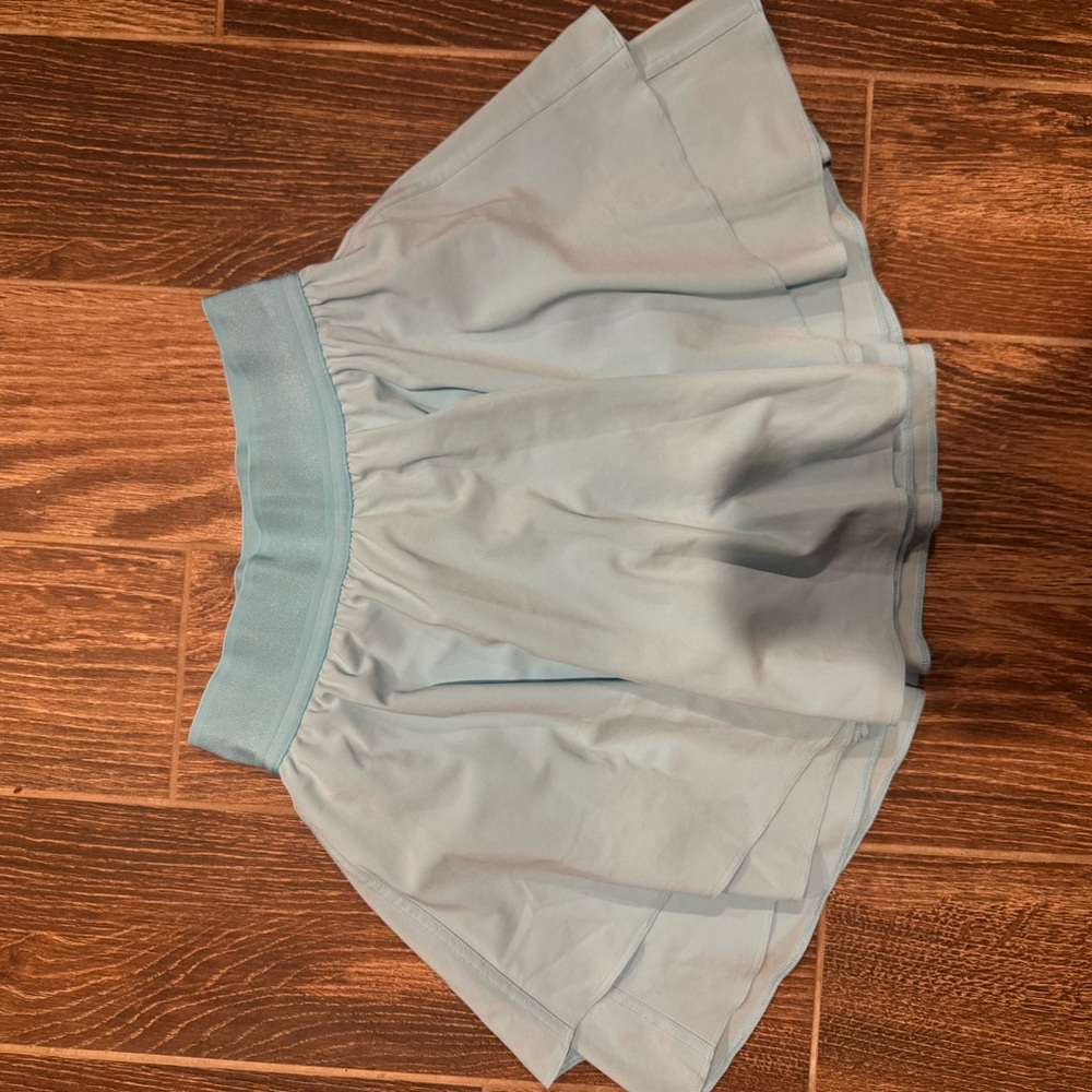 Lululemon Athletica Blue Mini Skater Skirt